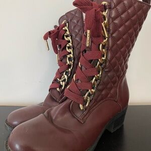 Kaycee Stylish Maroon Boots